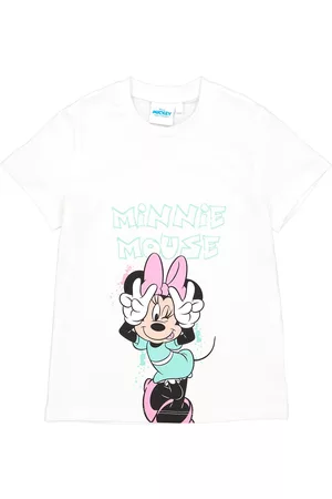 Minnie Menina T-shirts & Manga Curta - T-shirt de gola redonda, motivo