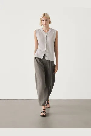 Massimo Dutti Colete De Malha Com Algodão