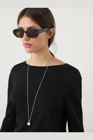 Massimo Dutti Camisola De Malha Com Decote Barco Com Fazenda