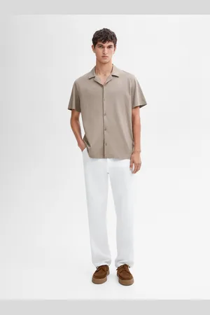 Massimo Dutti Polo De Manga Curta 100% Algodão