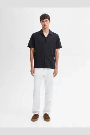 Massimo Dutti Polo De Manga Curta 100% Algodão