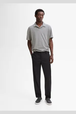 Massimo Dutti Polo 100% Algodão Com Pormenor Mouliné