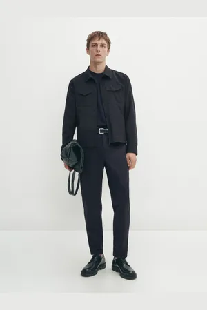Massimo Dutti Calça Chino Mistura Algodão