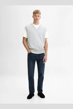 Massimo Dutti Colete De Malha Com Decote Em Bico