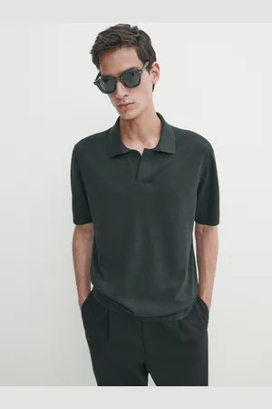 Massimo Dutti Polo De Malha Em Mistura De Algodão