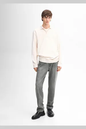 Massimo Dutti Polo De Manga Comprida Algodão