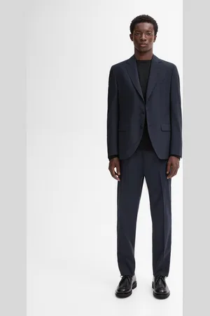 Massimo Dutti Calça De Terno Azul