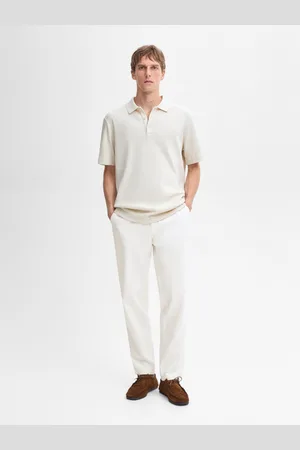 Massimo Dutti Polo Nervuras De Manga Curta