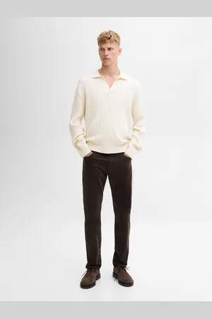 Massimo Dutti Calças Cinco Bolsos De Bombazina Slim Fit
