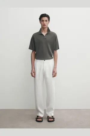 Massimo Dutti Polo De Malha De Manga Curta