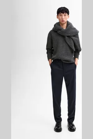Massimo Dutti Camisola De Malha Em Mistura De Fazenda