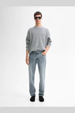 Massimo Dutti Jeans Bleach Wash Afunilados