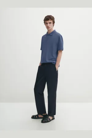 Massimo Dutti Polo Piqué Microestrutura De Algodão