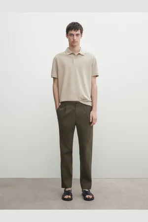Massimo Dutti Polo Piqué Microestrutura De Algodão