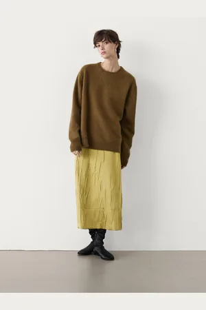 Massimo Dutti Saia Midi Fluida