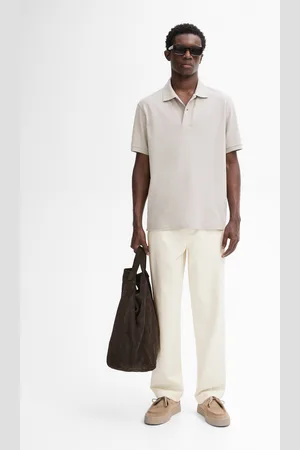 Massimo Dutti Polo Piqué Microestrutura De Algodão