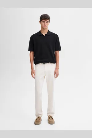 Massimo Dutti Camisola Tipo Polo De Malha Com Manga Curta