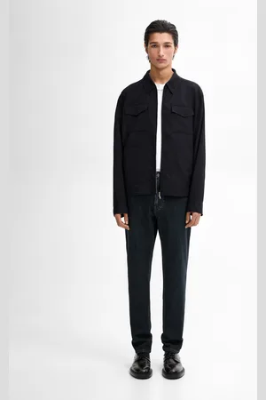 Massimo Dutti Calças Cinco Bolsos Slim Fit