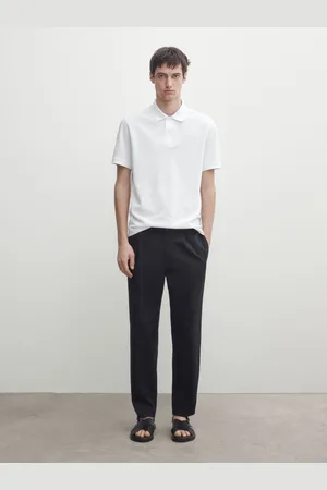 Massimo Dutti Polo Piqué Microestrutura De Algodão