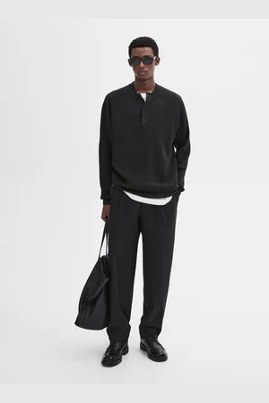 Massimo Dutti Camisola De Malha Em Mistura De Fazenda
