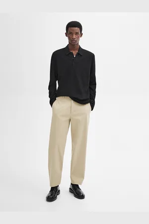 Massimo Dutti Camisola De Malha Tipo Polo Em Mistura De Algodão