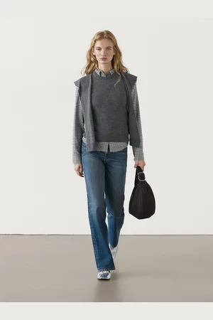 Massimo Dutti Colete Com Camisola Em Mistura De Fazenda