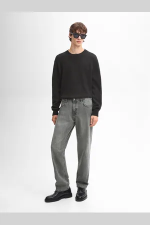 Massimo Dutti Camisola De Malha Com Decote Redondo Em Mistura De Fazenda