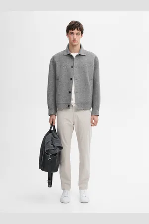 Massimo Dutti Calça Cinco Bolsos Slim Fit