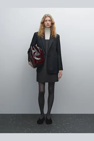 Massimo Dutti Blazer De Fato De Fazenda Fria