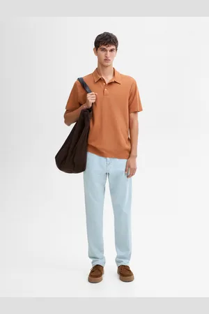 Massimo Dutti Polo De Manga Curta 100% Algodão