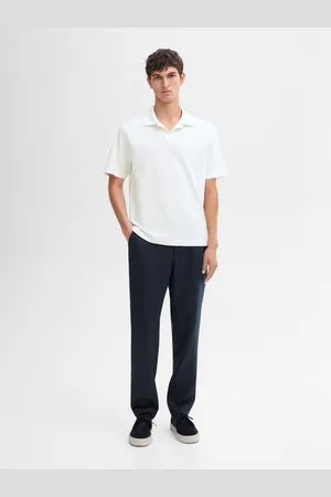 Massimo Dutti Polo De Manga Curta Com Algodão