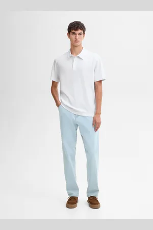 Massimo Dutti Polo De Manga Curta 100% Algodão