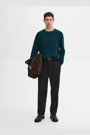 Massimo Dutti Camisola De Malha Em Mistura De Fazenda