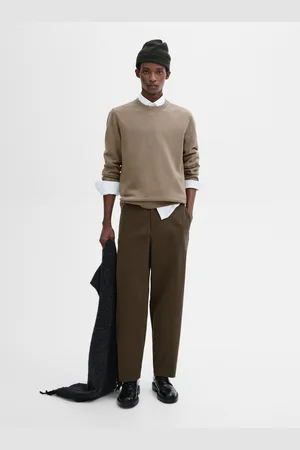 Massimo Dutti Camisola De Malha Em Mistura De Algodão