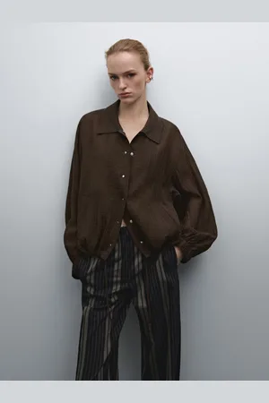 Massimo Dutti Casaco Bomber Fluido