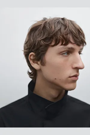 Massimo Dutti Camisa Larga De Tecido Técnico