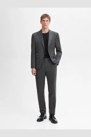 Massimo Dutti Blazer De Fato Liso 100% Fazenda