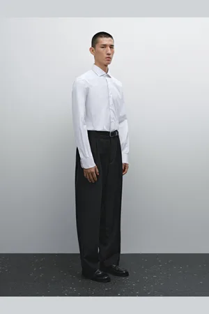 Massimo Dutti Camisa Às Riscas 100% Algodão