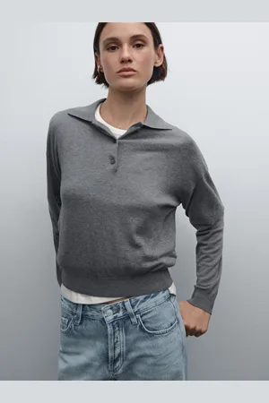 Massimo Dutti Jeans Wide Fit De Cintura Média