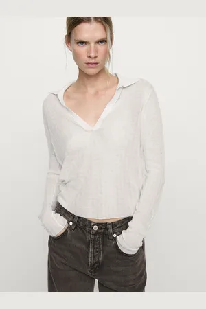 Massimo Dutti Jeans Wide Fit De Cintura Média