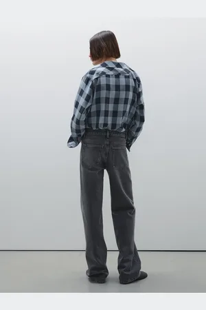 Massimo Dutti Jeans Wide Fit De Cintura Média
