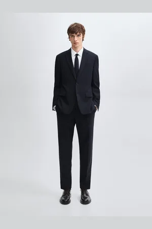 Massimo Dutti Blazer De Fato Em 100% Fazenda