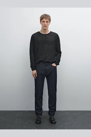 Massimo Dutti Calças Leves De Cinco Bolsos Slim Fit
