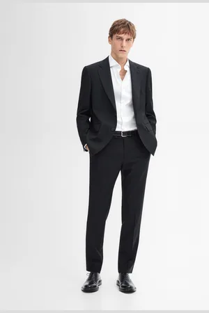 Massimo Dutti Blazer De Fato Com Risca Diplomática Em Fazenda