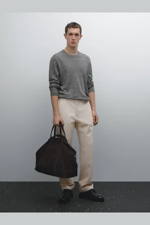 Massimo Dutti Camisola De Malha Mouliné 100% Linho