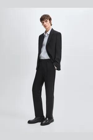 Massimo Dutti Blazer De Fato Em 100% Fazenda