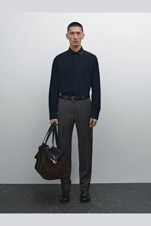 Massimo Dutti Camisa Non Iron Slim Fit