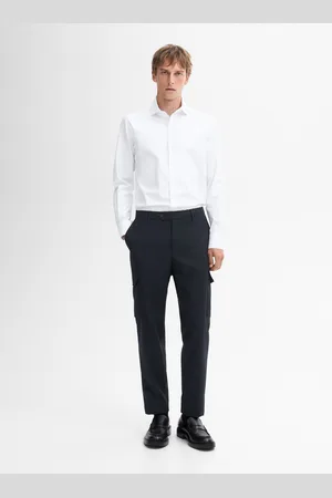 Massimo Dutti Camisa De Sarja E Algodão Slim Fit