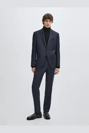 Massimo Dutti Blazer De Fato Em Pata De Galo