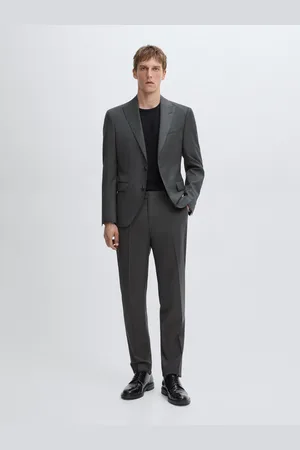Massimo Dutti Blazer De Fato Liso 100% Fazenda